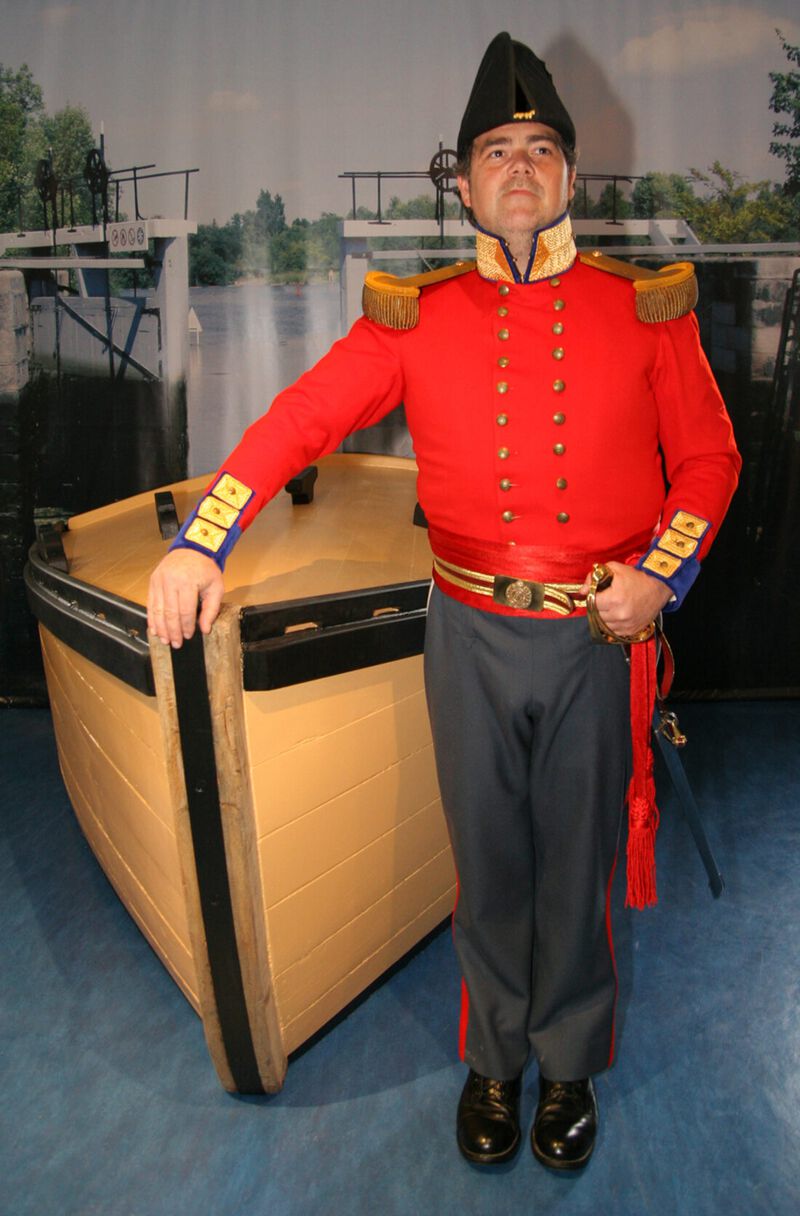Steve Weir in period costume as Colonel By